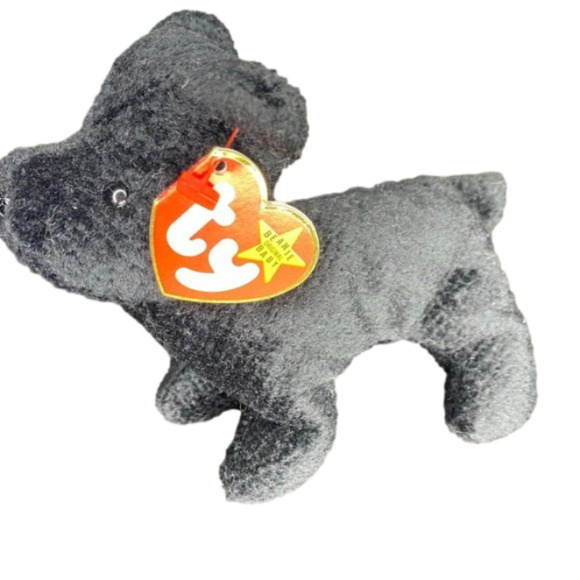 Ty Beanie Babies Scottie the Dog Scottish Terrier 4102 1996 Plush Stuffed Animal - Picture 1 of 6